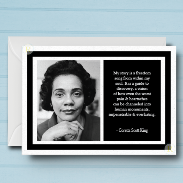 Coretta Scott King Card A